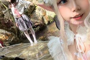 “无颜小天使wy”的分身，游走林中的精灵合集，真心觉得就这几击了