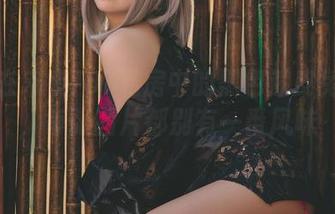 隐藏在末夜787私房中的黑色漆皮兔女郎，每张图片都别有一番风味