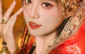 贰加六的奢华阴影：原图展示暗黑哥特新娘风采